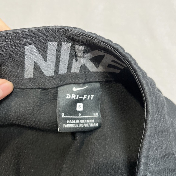 Nike Mens Big Swoosh Training Sweatpants Fleece Taper Jogger Pants Black Medium - Picture 10 of 16